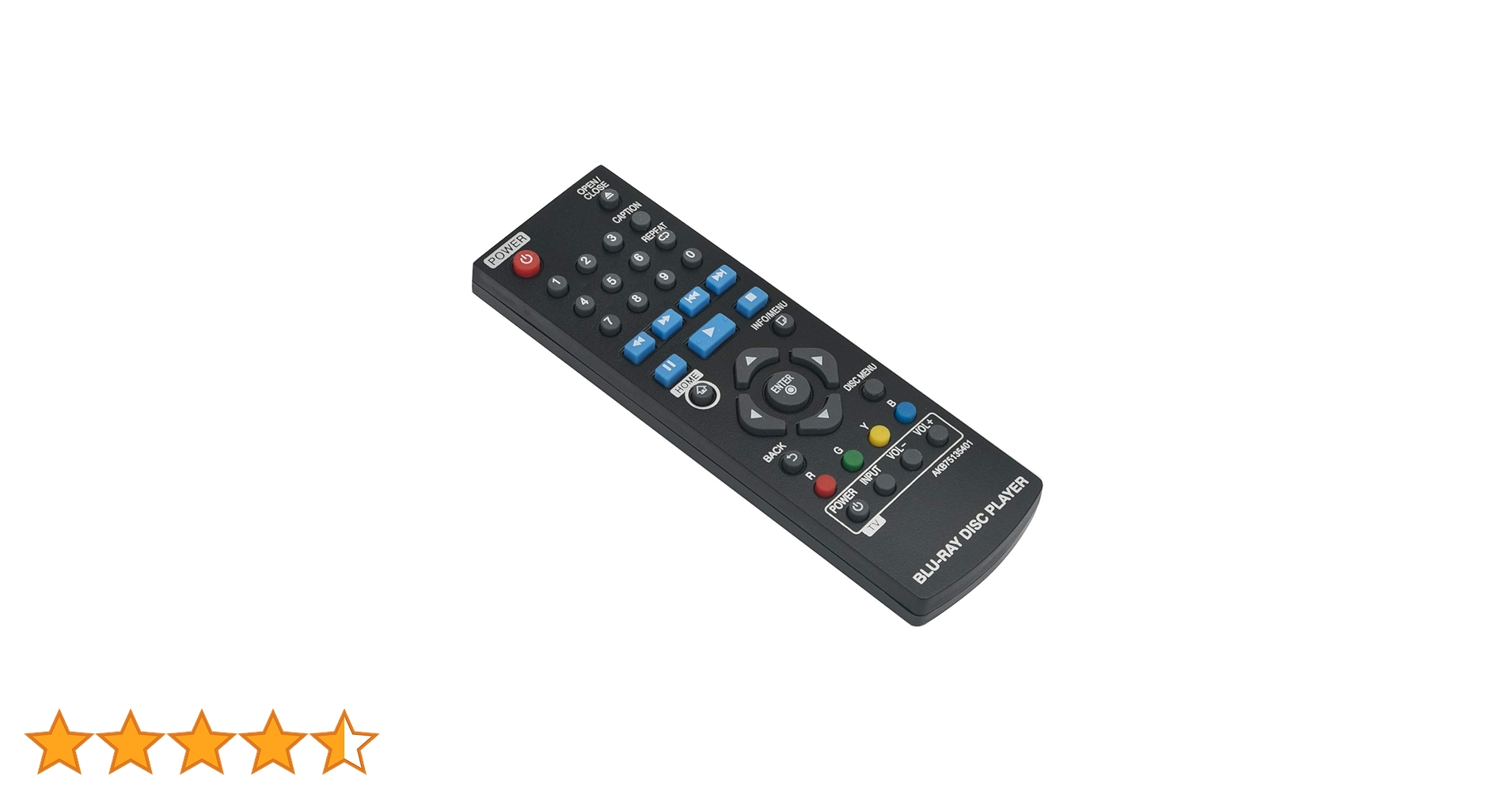 Amazon | AKB75135401 交換用リモコン LGブルーレイディスクDVD